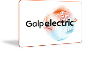 Cartão Galp electric.