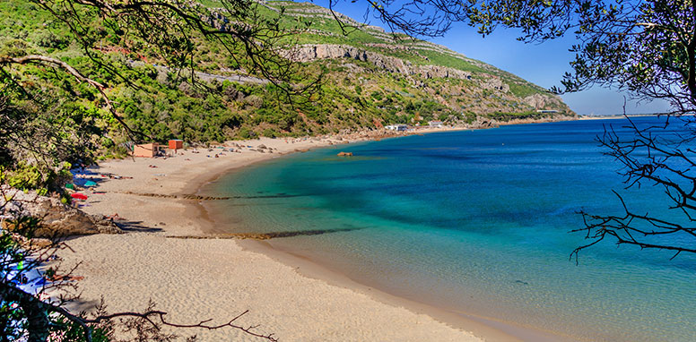 Praias Parque natural da Arrábida em Setubal